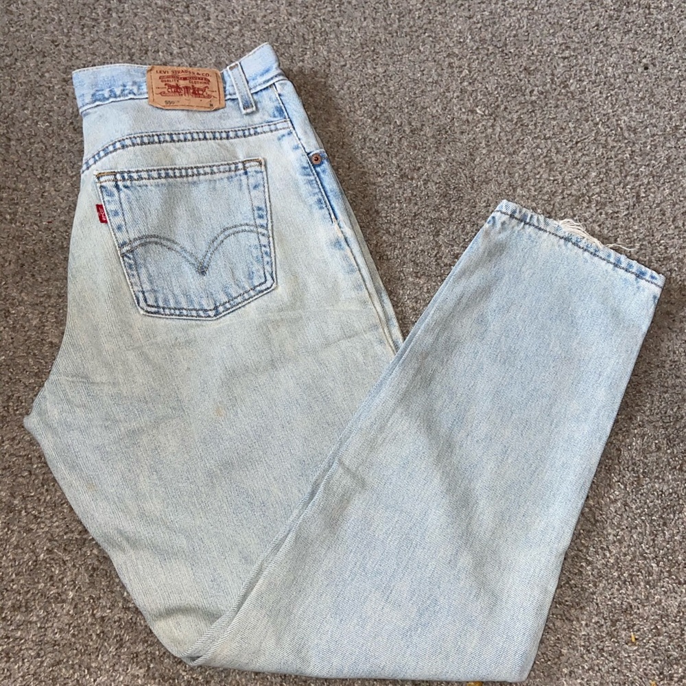 💎 SIZE 12 M - Classic Relaxed Tapered Levi Jeans
